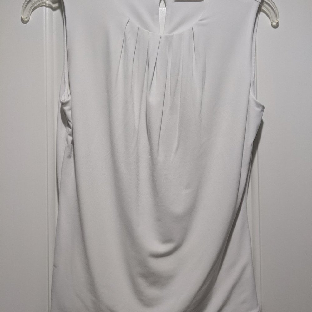 Calvin Klein Womens White Professional Top Size 2